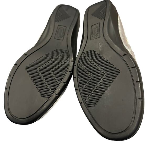 DR Scholls double air cushion insole silver metallic leather uppers size 9 - Picture 8 of 9